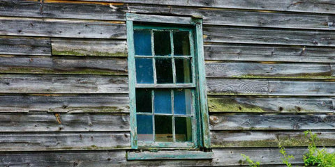 Barnside VI Black Ornate Wood Framed Art Print with Double Matting by McLoughlin, James