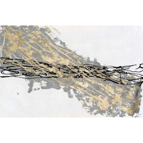 Mistral IV in White White Modern Wood Framed Art Print by Willett, Michael