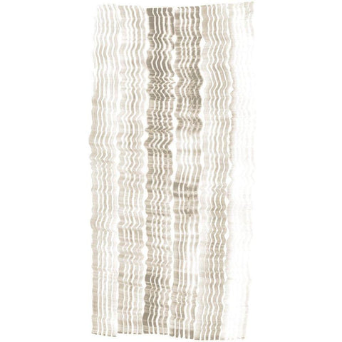 Accordian Shift II Black Modern Wood Framed Art Print with Double Matting by Lam, Vanna