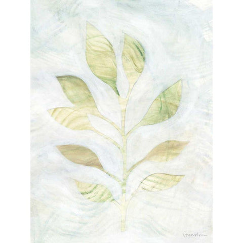Breezy Fronds I White Modern Wood Framed Art Print by Lam, Vanna