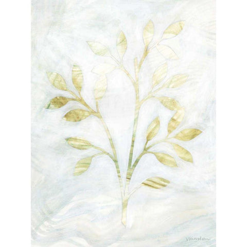 Breezy Fronds II White Modern Wood Framed Art Print by Lam, Vanna
