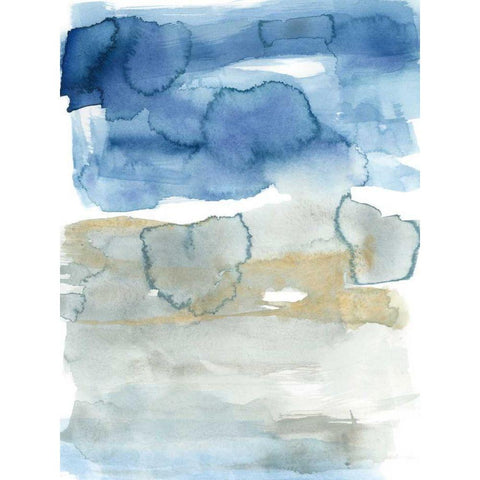 Touch of Gold I Gold Ornate Wood Framed Art Print with Double Matting by Goldberger, Jennifer