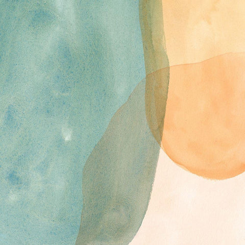 Pastel Color Study I Gold Ornate Wood Framed Art Print with Double Matting by Caroline, Emma