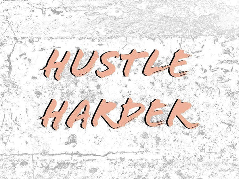 Hustlers III Black Ornate Wood Framed Art Print with Double Matting by Fagalde, Jarman