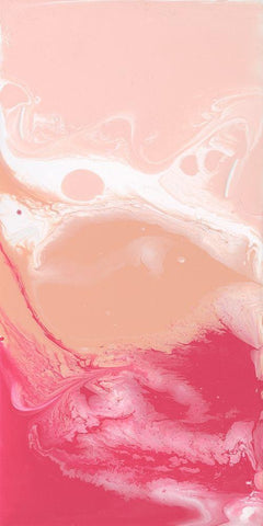 Bubble Flux I Black Ornate Wood Framed Art Print with Double Matting by Studio W