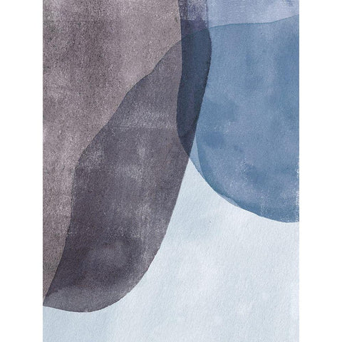 Quake I Black Modern Wood Framed Art Print by Caroline, Emma
