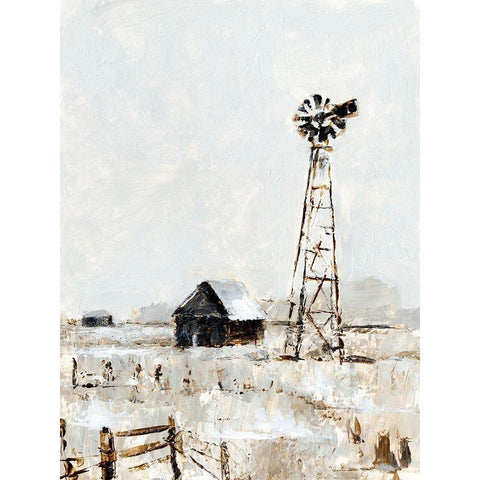 Rustic Prairie II Gold Ornate Wood Framed Art Print with Double Matting by Harper, Ethan