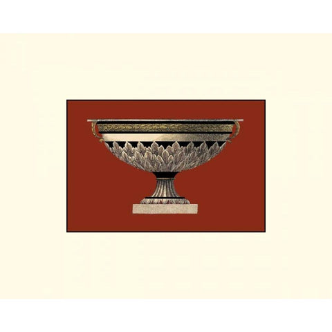 Small Antique Vase III Black Modern Wood Framed Art Print by Antonini, Da Carlo