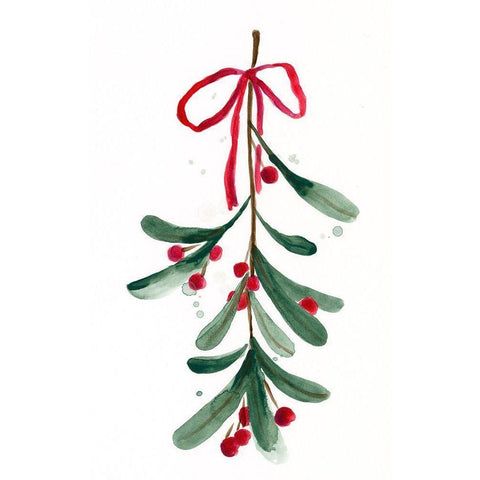 Warm Winter Wishes V Black Modern Wood Framed Art Print by Vess, June Erica