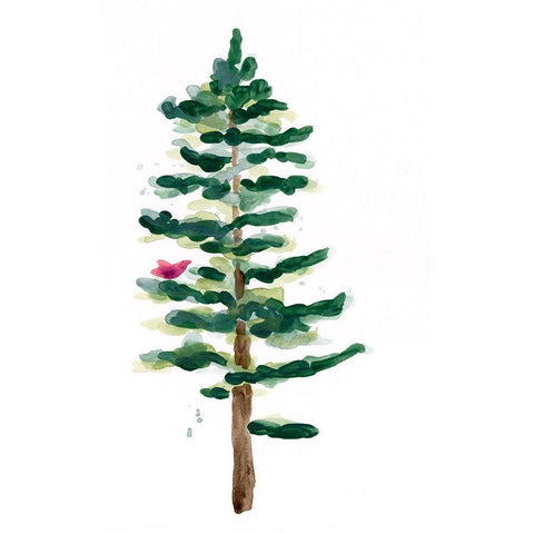 Warm Winter Wishes VIII Gold Ornate Wood Framed Art Print with Double Matting by Vess, June Erica