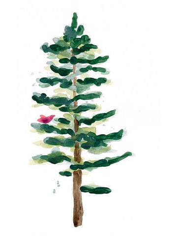 Warm Winter Wishes VIII Black Ornate Wood Framed Art Print with Double Matting by Vess, June Erica