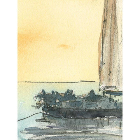 Kent Island I Black Modern Wood Framed Art Print by Dixon, Samuel
