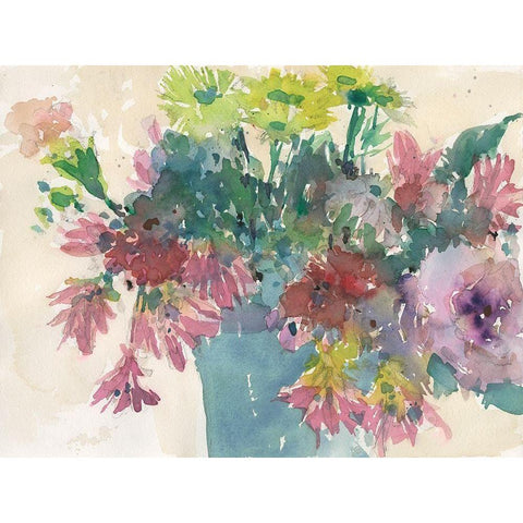 Assorted Summer Planter I Black Modern Wood Framed Art Print by Dixon, Samuel