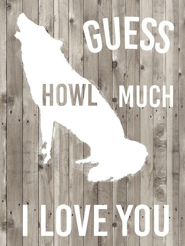 Lodge Pun II White Modern Wood Framed Art Print with Double Matting by Studio W