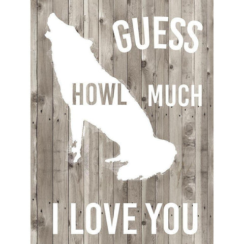 Lodge Pun II Black Modern Wood Framed Art Print with Double Matting by Studio W