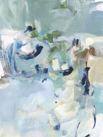 Hazel I Black Ornate Wood Framed Art Print with Double Matting by Long, Christina