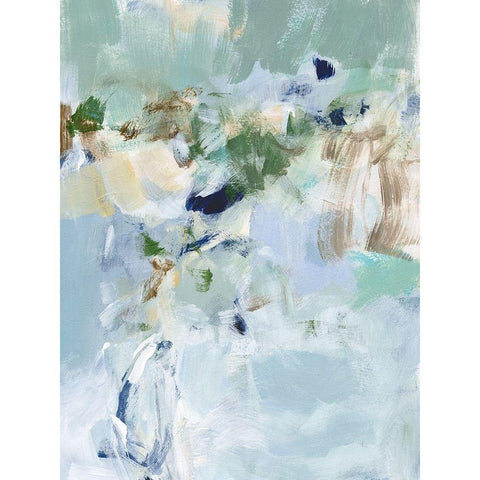 Hazel II Black Modern Wood Framed Art Print with Double Matting by Long, Christina