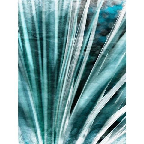 Greenery Essence I Black Modern Wood Framed Art Print with Double Matting by Bane, Eva