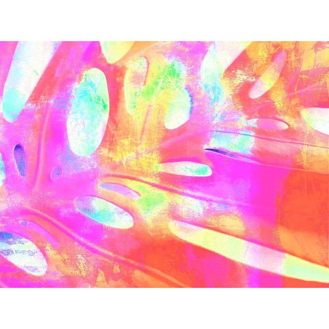 Summer Cheerfulness I Black Modern Wood Framed Art Print by Bane, Eva