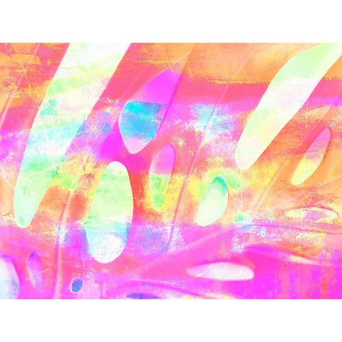 Summer Cheerfulness II Black Modern Wood Framed Art Print with Double Matting by Bane, Eva