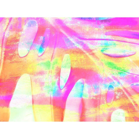 Summer Cheerfulness III Black Modern Wood Framed Art Print by Bane, Eva