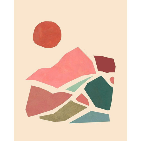 Tectonic Guide I Black Modern Wood Framed Art Print by Green, Jacob