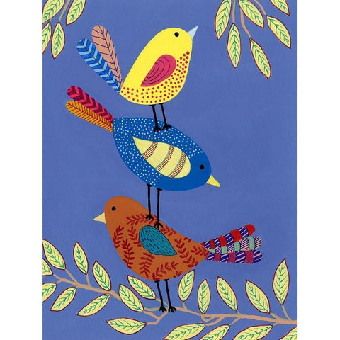 Patterned Feathers I Black Modern Wood Framed Art Print by Moore, Regina