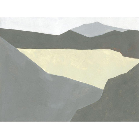 Landscape Composition IV Black Modern Wood Framed Art Print by Green, Jacob