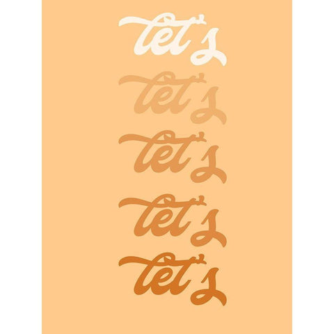 Lets Party I Black Modern Wood Framed Art Print with Double Matting by Hambly, Anna