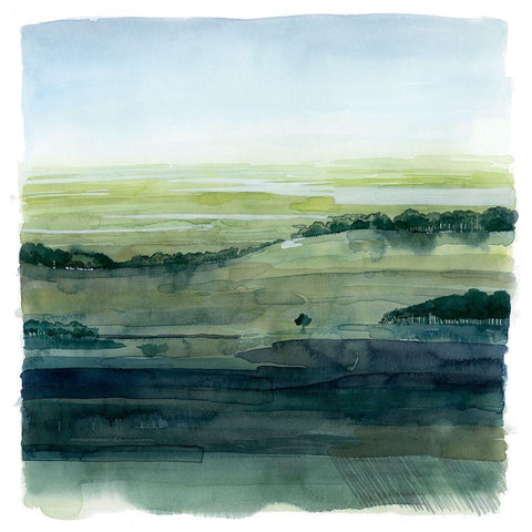 Plain Memory II White Modern Wood Framed Art Print with Double Matting by Popp, Grace