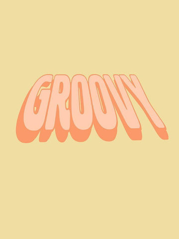 Slang V White Modern Wood Framed Art Print with Double Matting by Hambly, Anna