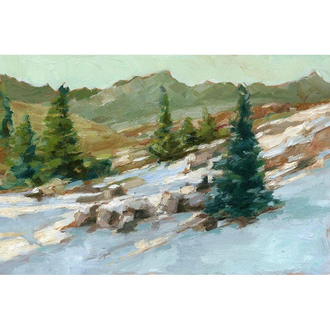 Spring Thaw II Gold Ornate Wood Framed Art Print with Double Matting by Harper, Ethan