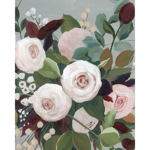 Bohemian Blooms II Gold Ornate Wood Framed Art Print with Double Matting by Popp, Grace