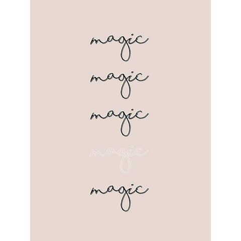 Vibes I White Modern Wood Framed Art Print by Hambly, Anna