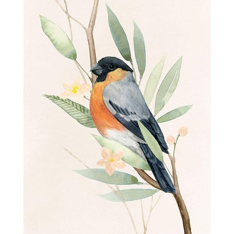 Tree Toppers I White Modern Wood Framed Art Print by Popp, Grace