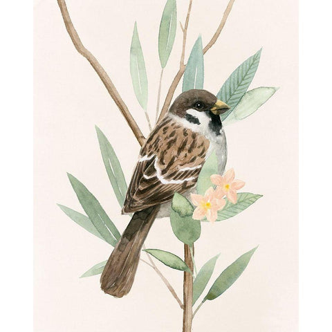 Tree Toppers II Black Modern Wood Framed Art Print with Double Matting by Popp, Grace