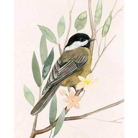 Tree Toppers III Black Modern Wood Framed Art Print by Popp, Grace