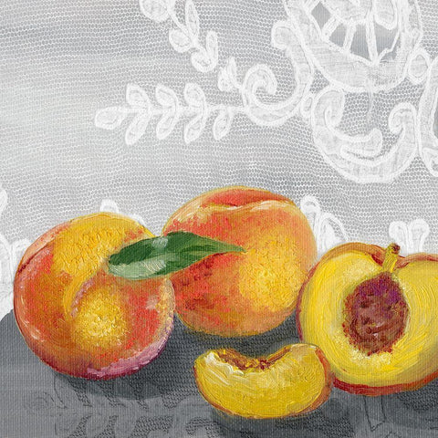 Lauras Harvest I Gold Ornate Wood Framed Art Print with Double Matting by Ludwig, Alicia