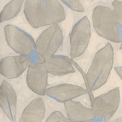 Silvertone Garden IV Black Modern Wood Framed Art Print by Vess, June Erica