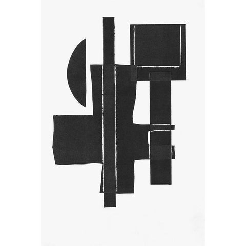 Gizmo I Black Modern Wood Framed Art Print by Delamater, Rod