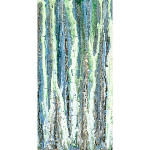 Melt II White Modern Wood Framed Art Print by Ludwig, Alicia