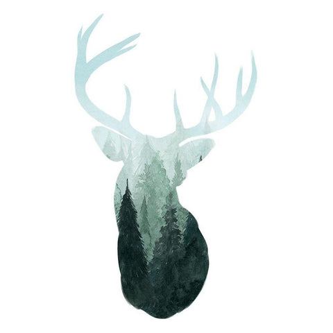 Forest Majesty II Black Modern Wood Framed Art Print by Popp, Grace