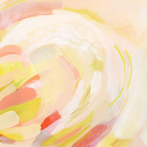 Sunburst Blossom I Black Modern Wood Framed Art Print with Double Matting by Popp, Grace