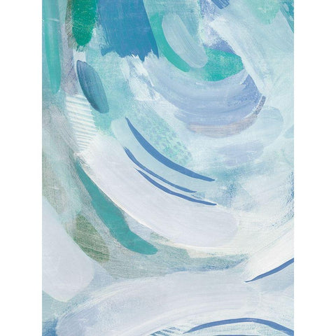 Beneath the Wave I White Modern Wood Framed Art Print by Popp, Grace