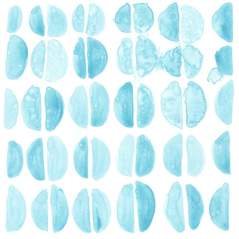 Liquid Motif II Black Modern Wood Framed Art Print with Double Matting by Vess, June Erica