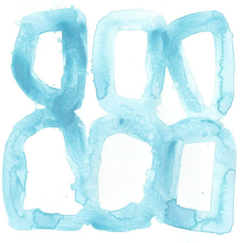 Liquid Motif IV Black Ornate Wood Framed Art Print with Double Matting by Vess, June Erica