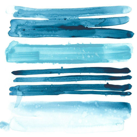 Liquid Motif V Black Modern Wood Framed Art Print with Double Matting by Vess, June Erica