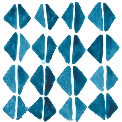 Liquid Motif IX Black Modern Wood Framed Art Print with Double Matting by Vess, June Erica