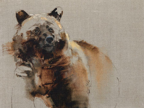 Berry Wary Black Ornate Wood Framed Art Print with Double Matting by Chapman, Julie T.