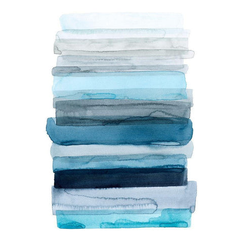 Tide Drift II Black Modern Wood Framed Art Print by Popp, Grace